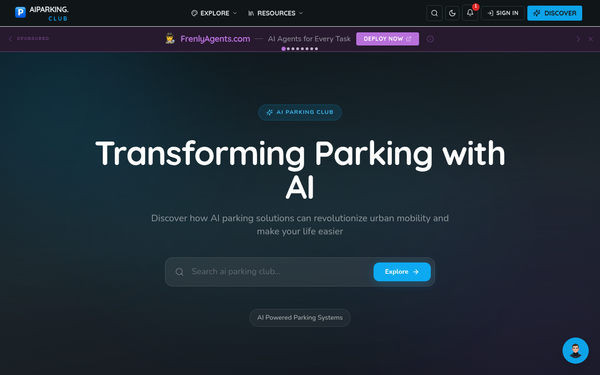 AI Parking Club — Smart Parking Solutions for a Smarter City