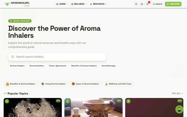 Aroma Inhalers — A nurturing community for aroma inhaler enthusiasts