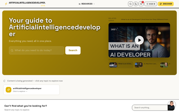 Artificialintelligencedeveloper — Your guide to Artificialintelligencedeveloper