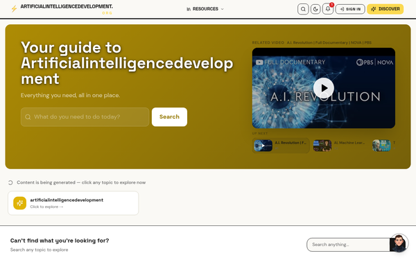 Artificialintelligencedevelopment — Your guide to Artificialintelligencedevelopment
