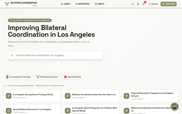 Bilateral Coordination Los Angeles — A vibrant community-focused entity with a heart for movement and growth.