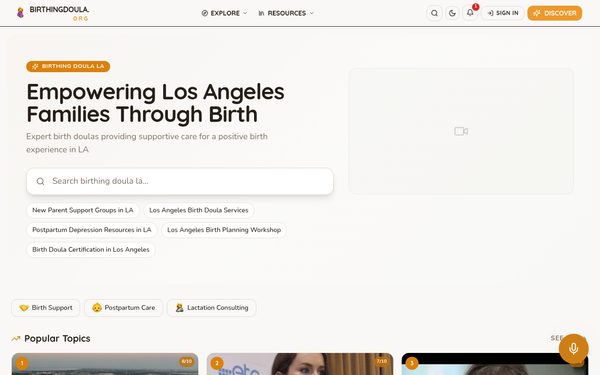 Birth Support — Birthing Doula LA