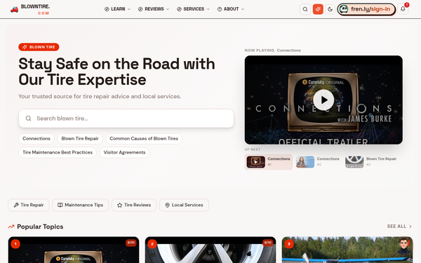 Blown Tire — Rolling with You Through Life's Potholes