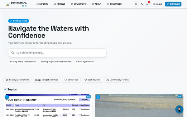 Boating Maps — Chart Your Course to Adventure