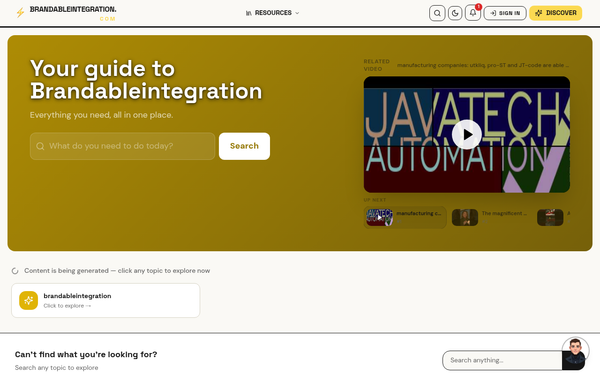 Brandableintegration — Your guide to Brandableintegration