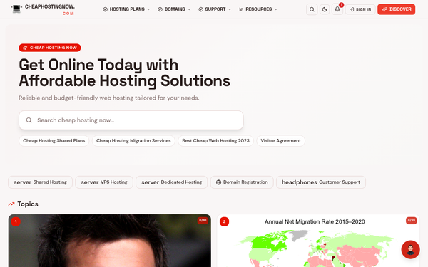 Cheap Hosting Now — Empowering Your Online Presence with Affordable Web Hosting Solutions