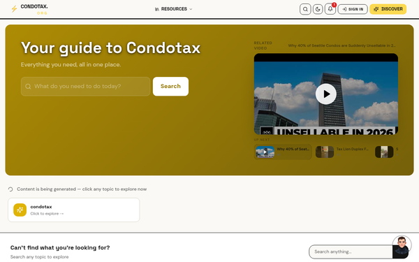 Finance Guides | Condo Tax