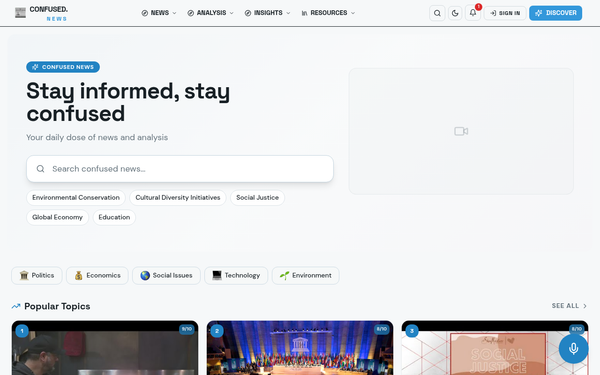 Confused News — Making sense of the world's news
