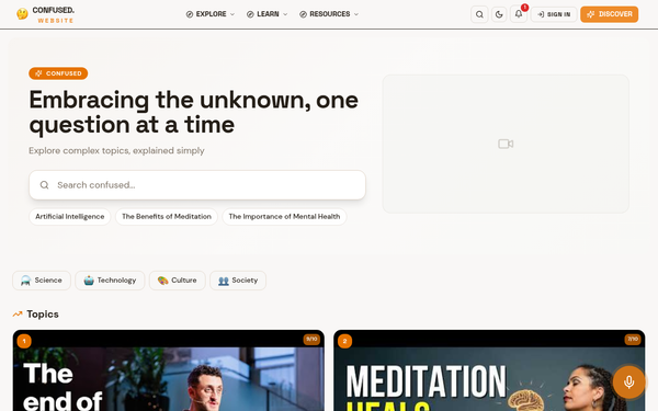 Confused — A friendly and approachable guide to complex topics
