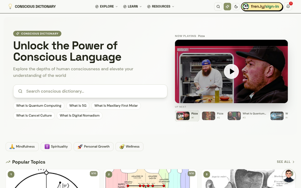 Entries: I | Conscious Dictionary