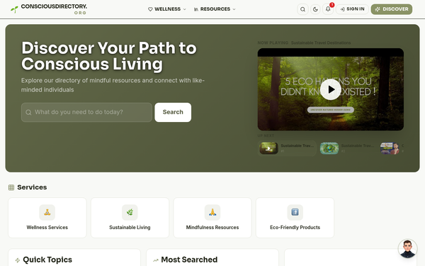 Sustainable Living — Conscious Directory