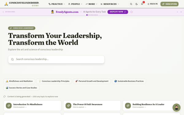 Conscious Leadership — Elevating Leaders, Elevating Humanity