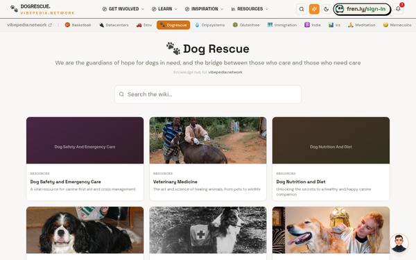 Dogrescue | Your Guide to Dogrescue | Vibepedia.Network