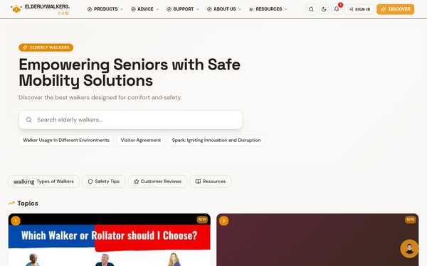 Technology — Elderly Walkers