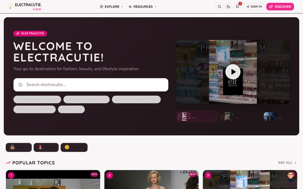 ElectraCutie — Electrifying Fashion and Beauty