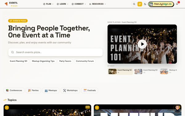 Events Pizza | Your Guide to Events Pizza