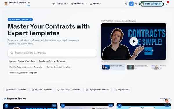 Example Contracts | Your Guide to Example Contracts