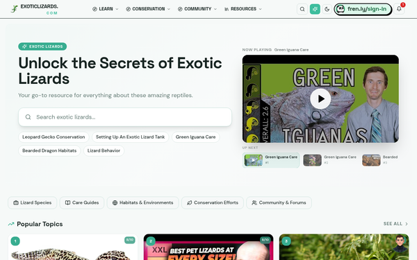 Entries: R | Exotic Lizards