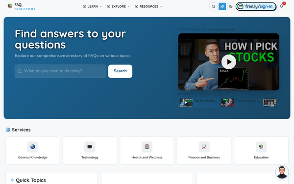 FAQ Directory | Your Guide to FAQ Directory