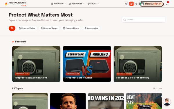 Fireproof Boxes — Bold, passionate, and protective.