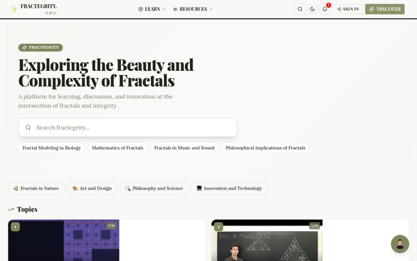Fractegrity — Fractals and Integrity in Science and Art
