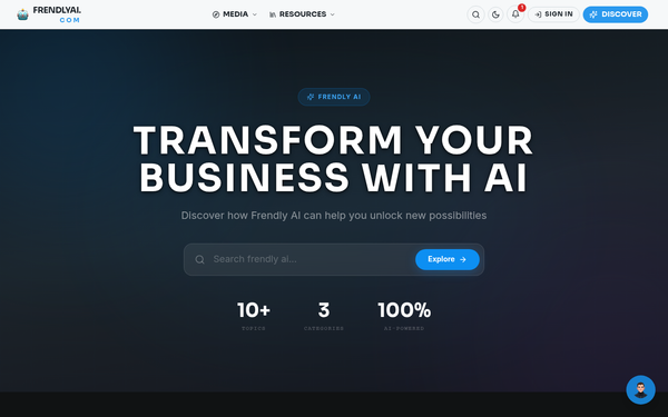 Frendly AI — Intelligent Solutions for a Better Tomorrow