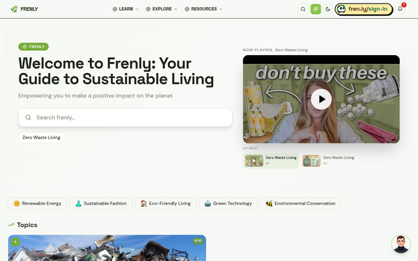 Frenly - Sustainable Living