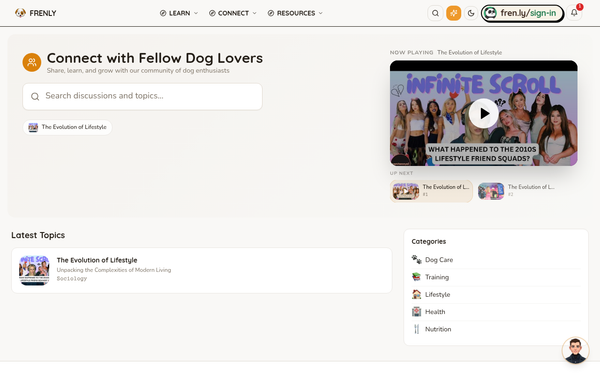 Frenly - The Dog Lover's Community