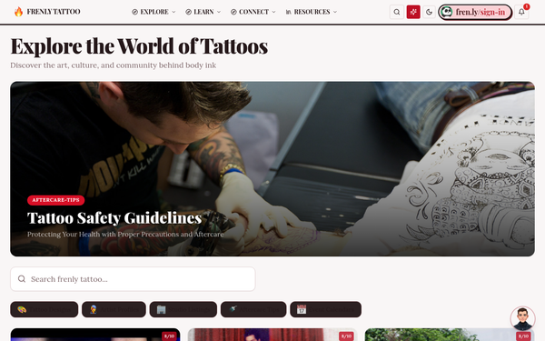 Frenly Tattoo | Your Guide to Frenly Tattoo