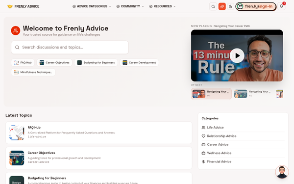 Entries: E | Frenly Advice