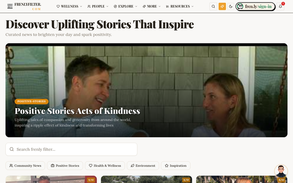 Frenly Filter — Your go-to source for friendly, filtered news