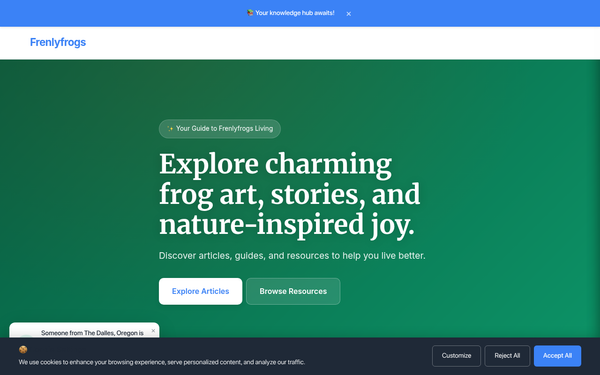Frenly Frogs | Your Guide to Frenly Frogs