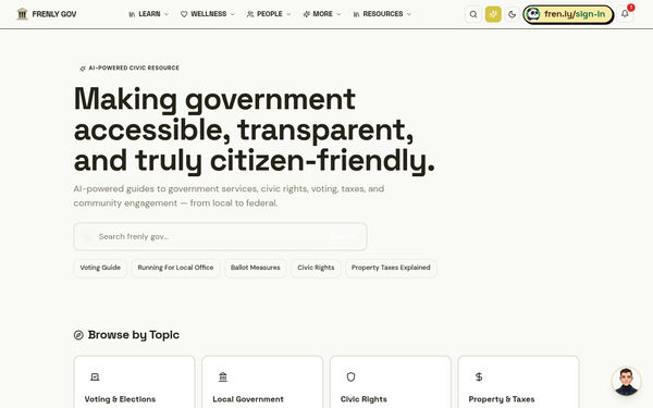 FrenlyGov | Your Guide to FrenlyGov