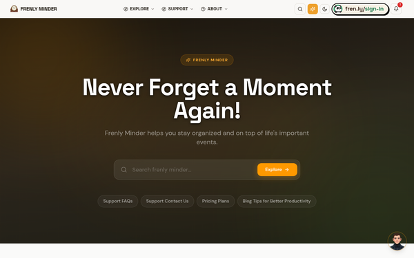 Frenly Minder | Your Guide to Frenly Minder