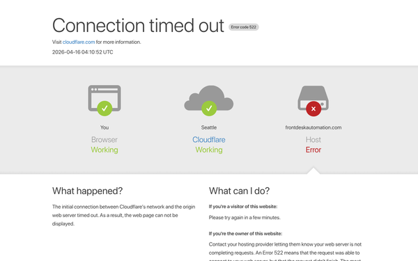 Frontdeskautomation — Your guide to Frontdeskautomation