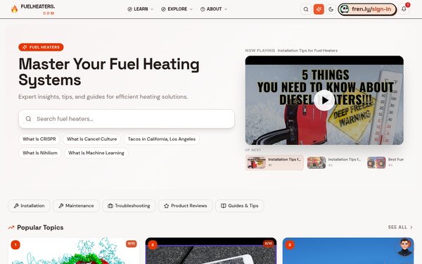 Philosophy Guides | Fuel Heaters