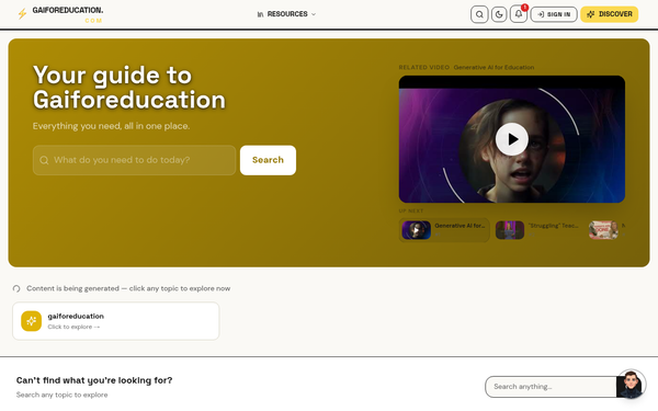 Gaiforeducation — Your guide to Gaiforeducation