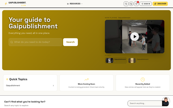 GAI Publishment | Your Guide to GAI Publishment