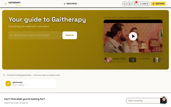 Gaitherapy — Your guide to Gaitherapy