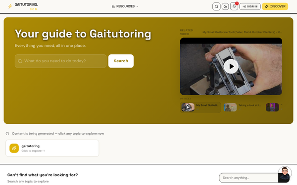 Gaitutoring — Your guide to Gaitutoring