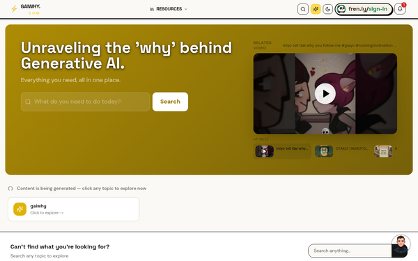 GAI Why | Your Guide to GAI Why