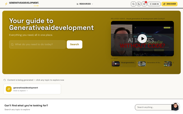 Generativeaidevelopment — Your guide to Generativeaidevelopment