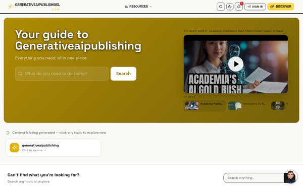 Generativeaipublishing — Your guide to Generativeaipublishing