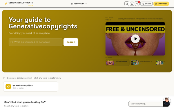 Generative Copyrights | Your Guide to Generative Copyrights