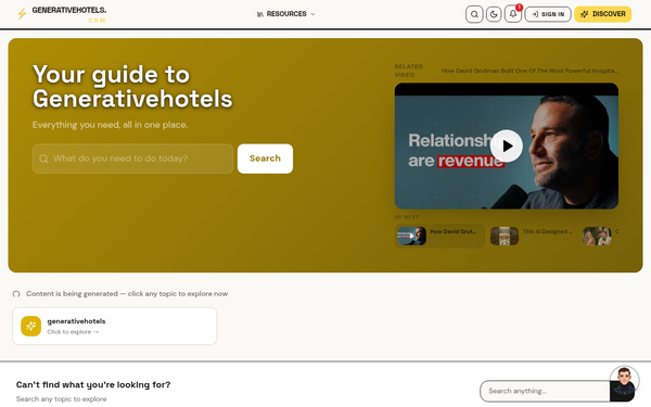 Generativehotels — Your guide to Generativehotels