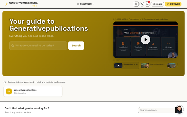 Generativepublications — Your guide to Generativepublications