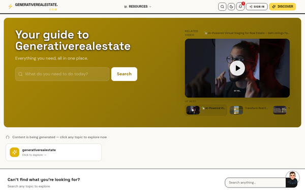 Generativerealestate — Your guide to Generativerealestate