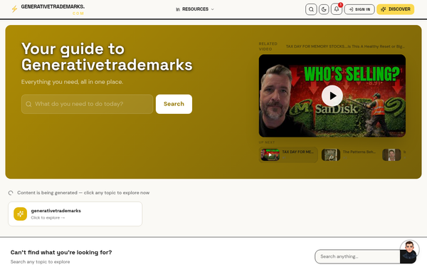Generativetrademarks — Your guide to Generativetrademarks