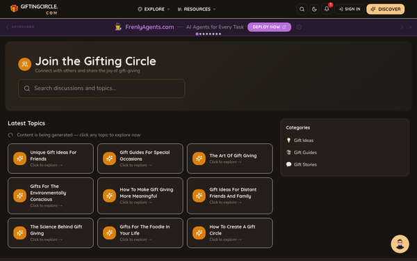 Gifting Circle — Share the love, one gift at a time