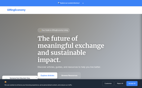 Sustainable Practices Guides | Gifting Economy